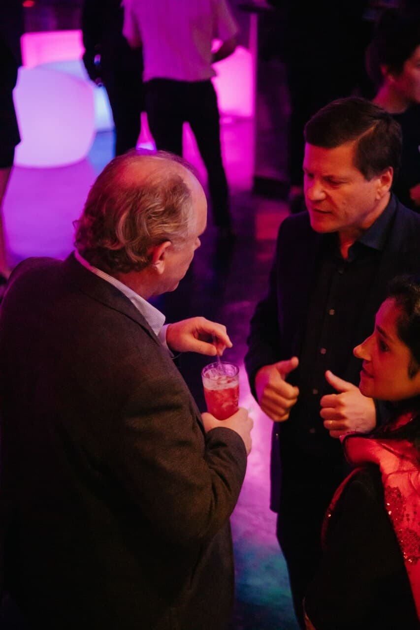 Convidados em evento no The History